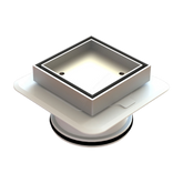 Square Bermuda Lowline Megaflex™ Floor Waste – 100x100mm