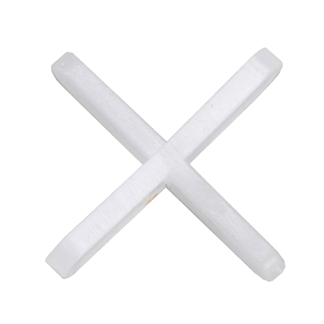 BAT Trims white polypropylene tile crosses for precise 1.5-3mm grout spacing in wall tile adhesive installs
