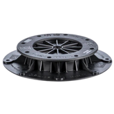 Buzon DPH-02 screwjack pedestal, 25-36mm adjustable black polypropylene for raised paving over waterproof membranes on roo...