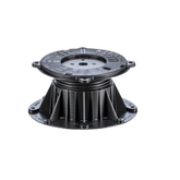 Buzon DPH-4 adjustable pedestal (77-108mm) with slope corrector for level raised floors on uneven surfaces.