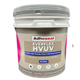 Adheseal Everflex HVUV 15L pail: premium Class III UV-stable waterproofing membrane for balconies, decks, rooftops.
