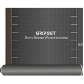 Gripset BRW-HD self-adhesive butyl rubber waterproofing membrane roll for basements, retaining walls; puncture-resistant s...