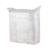 10kg bale of soft, low-lint T-shirt rags for streak-free cleaning of glass, autoglass, aluminium and wood.