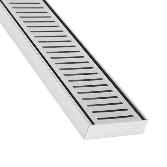 Lauxes NXT26 Silk Silver 5600mm linear drain