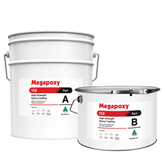 Megapoxy 132 high-strength epoxy coating kit (Part A 20L, Part B 15L) for trafficable, AS 4020 potable water safe floors.