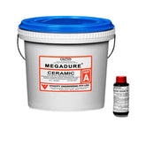 Megadure Ceramic Paste Part A 3kg bucket blue lid + Part B bottle, Vivacity Engineering repair compound
