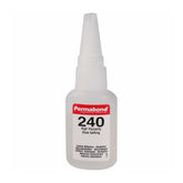 Permabond 240 high viscosity cyanoacrylate adhesive bottle for rapid bonding plastics, rubber, metals; fills large gaps on...