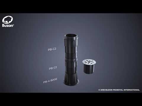 Buzon PB-9 Adjustable Pedestal (560-715mm)