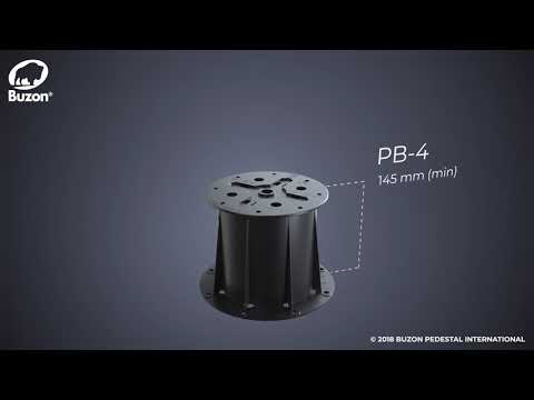 Buzon PB-4 Adjustable Pedestal (145-245mm)