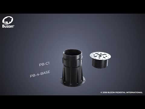 Buzon PB-5 Adjustable Pedestal (235-315mm)