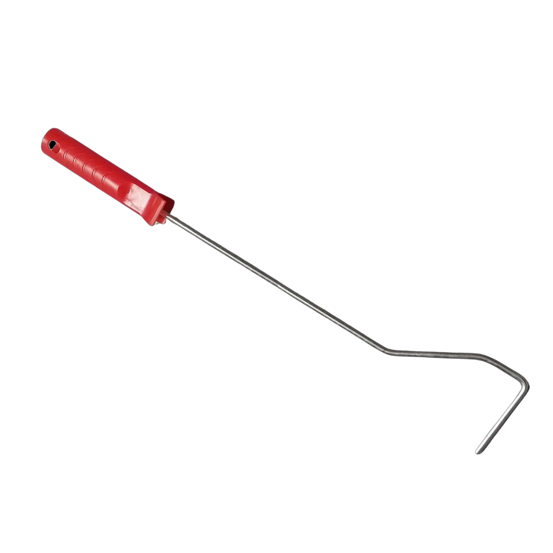 100mm mini roller frame with extra long handle for precise paint application on roofs, glass and tight spots.