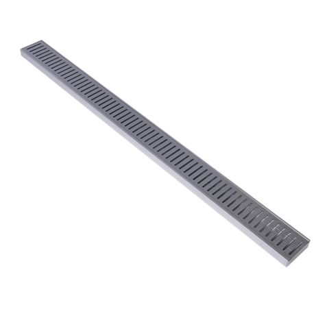 Lauxes Standard Floor Grate 70mm x 23mm – Silver