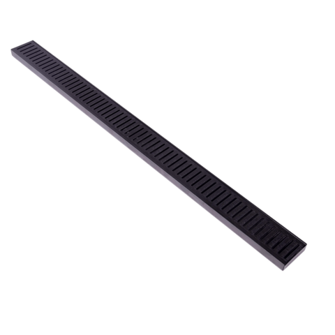 Lauxes Standard Floor Grate 70mm x 23mm – Midnight Black