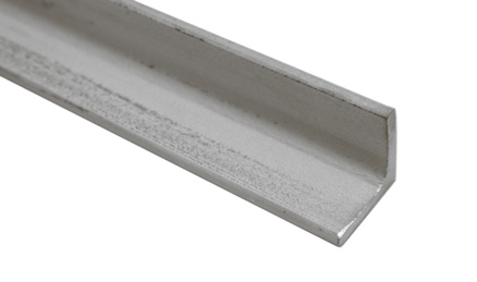 B.A.T Geometric Aluminium Angle 1.6 mm and 3 mm family, representative non-perforated L-section; finish and size may differ