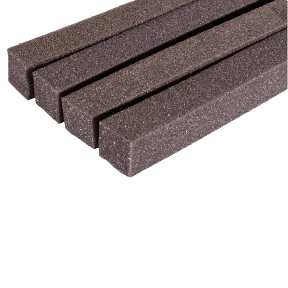 4 brown textured acoustic foam panels for soundproofing studios and rooms