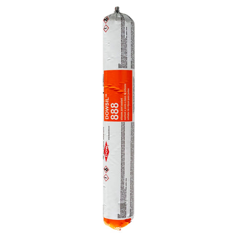 DOWSIL 888 silicone joint sealant sausage for concrete pavement expansion joints, +100% movement capability