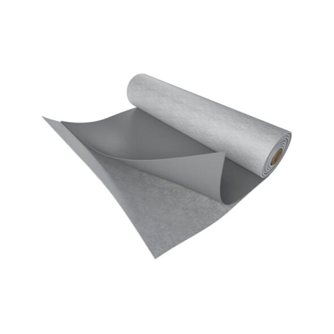 Rolled Fatrafol 807v reinforced PVC waterproofing membrane with PES textile backing for adhered roofing, UV resistant.