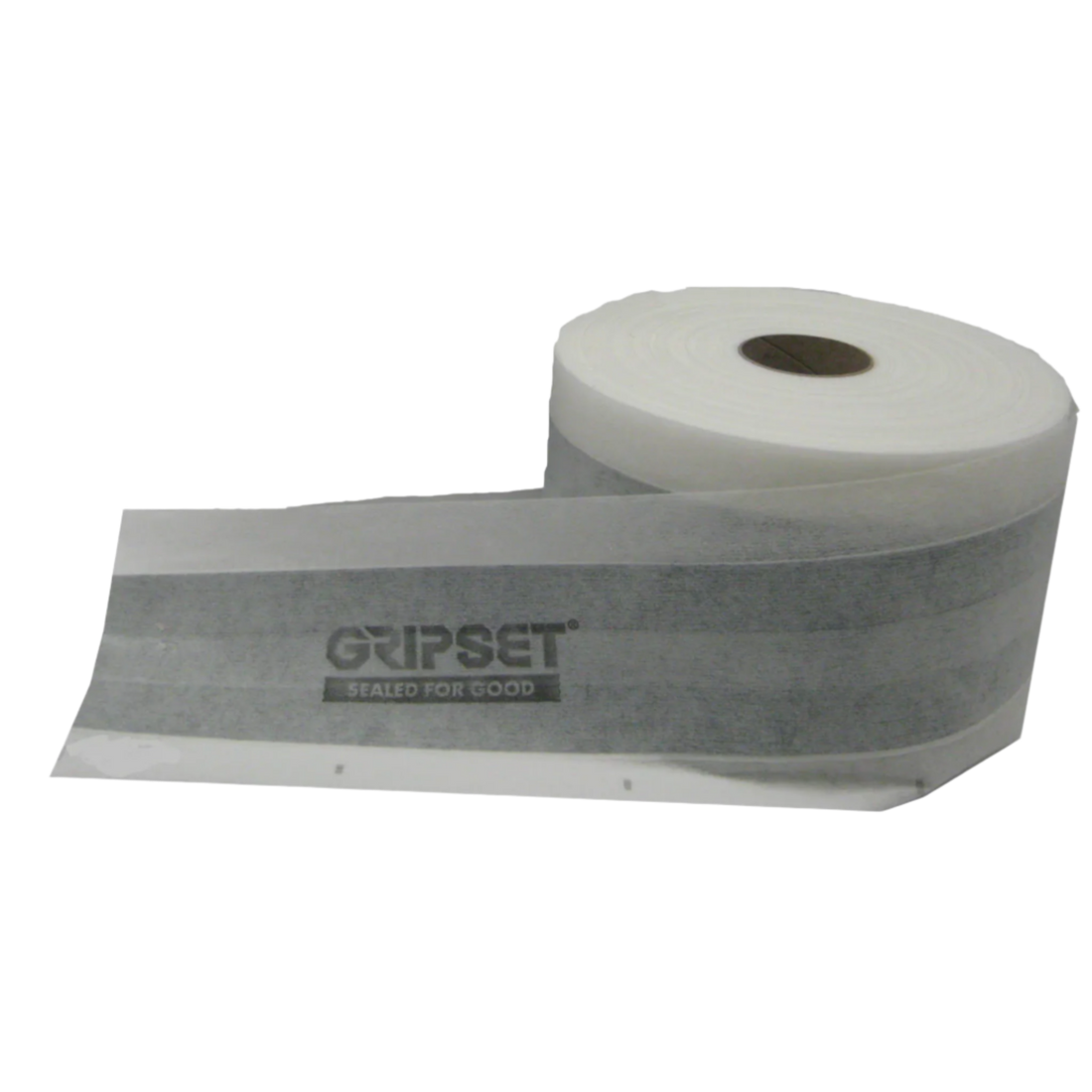 Gripset Elastoproof B50 joint band roll: NBR core with fleece edges embeds in wet waterproofing membrane to seal movement ...