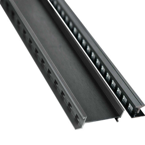 Lauxes Grates STI Shower Pack 26 in Gunmetal anodised aluminium