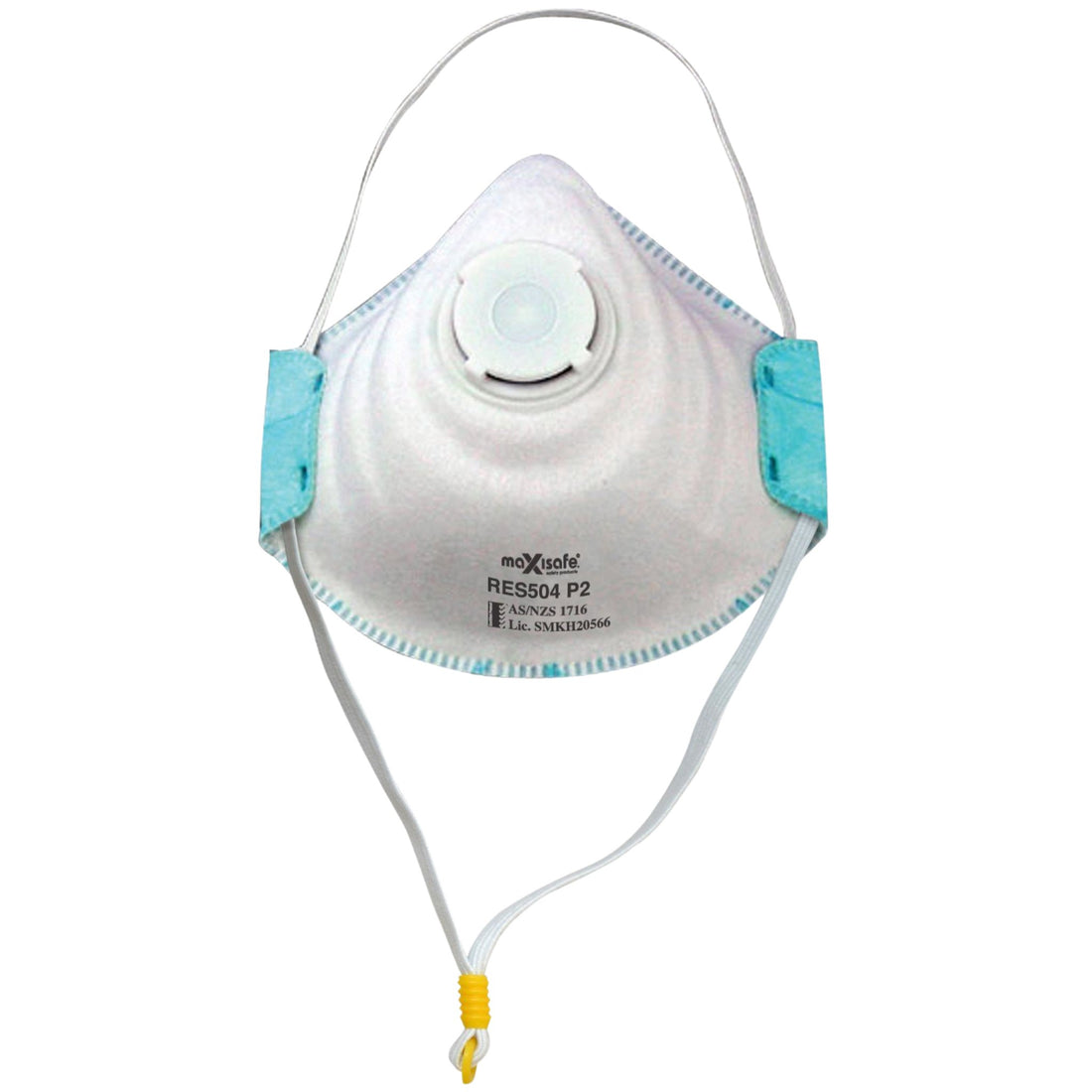 Maxisafe P2 Moulded Respirator with Valve - Ear Protection - image 1