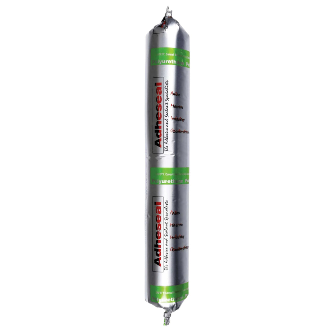 Adheseal PU-15 polyurethane sealant sausage in silver tube for joint sealing in windows, cladding & expansion joints, ±25%...