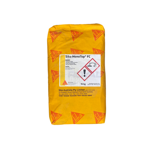 Sika MonoTop FC 15kg concrete repair fairing coat bag