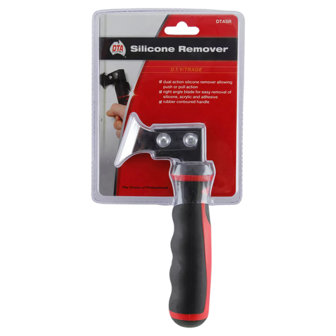 CTA OTAB8 dual action silicone remover tool with ergonomic red grip for push-pull grout, epoxy removal