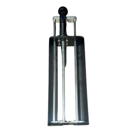 Heavy-duty twin cartridge caulking gun for 2x300ml epoxies/polyureas, precise dual dispensing for secure bonding.